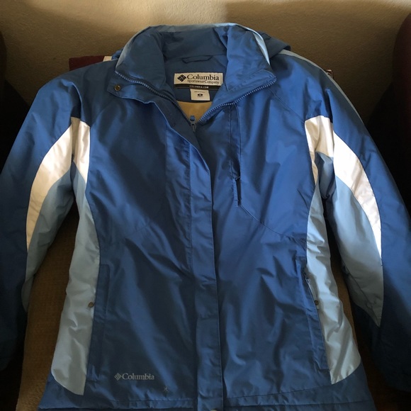 columbia pink ski jacket